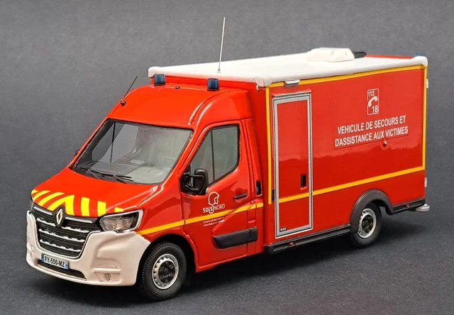 Eligor Scania P270 Echelle Magirus Pompiers 1/43 - Camion De Pompiers Miniature