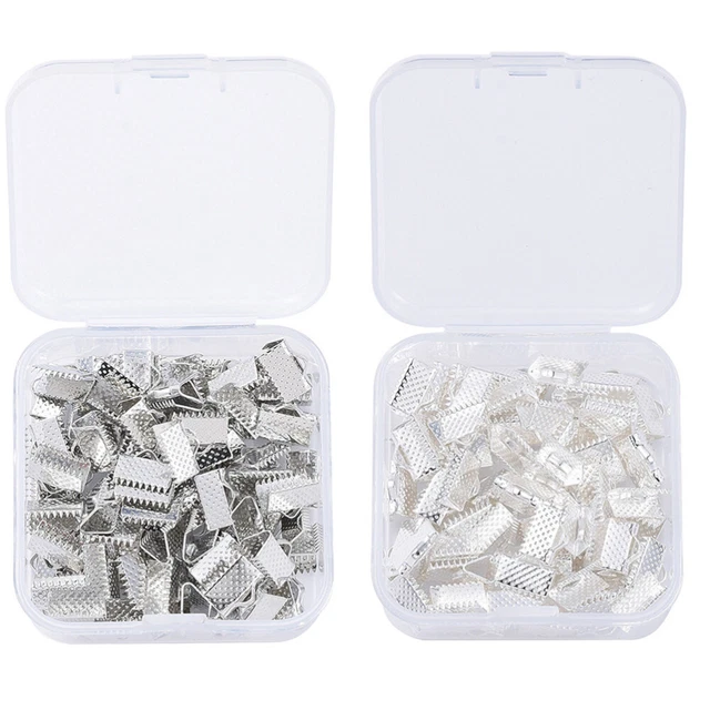 100 Pcs Eisen Schnallenclip Für Pferde Frau Band-Endverschlüsse