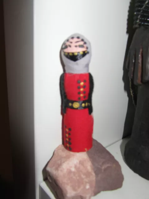 Muñeca Étnica, Elaborada A Mano De Jordania, Madera