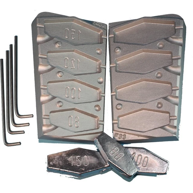 Moule à Plombs Poire Alciumpeche - Poids 80, 90, 100 Et 120 G - Modèle A9 - Pour Plombs De Pêche - Utilise Attaches A9 MOU7209