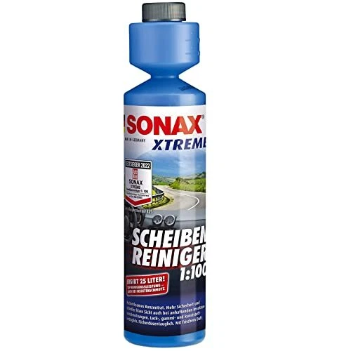 SONAX XTREME ScheibenReiniger 1:100 (250 ml) sorgt sekundenschnell für klare