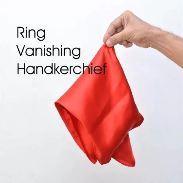 Ring Vanishing Handkerchief Gimmick Borrowed Ring Disappearing Hanky Magic Trick