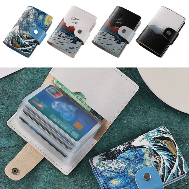 Divisori Per Carte Di Credito In PU Double Face | Colore Nero/Bianco | Organizer Portafoglio