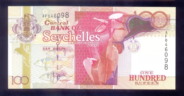 Seychelles 100  Rupees ND (2001)  P40a  UNC