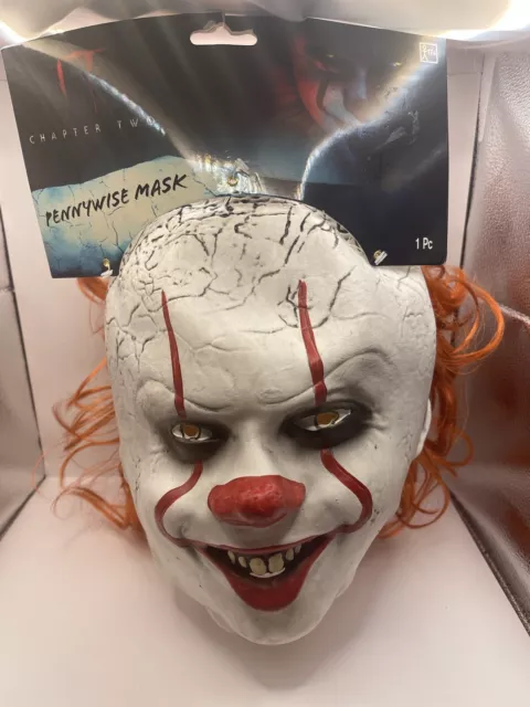 New! Stephen King's IT 2 Pennywise Clown Halloween Mask Cosplay Latex Play