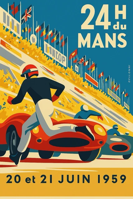 No Reserve Original 80's & 90's Le Mans Posters