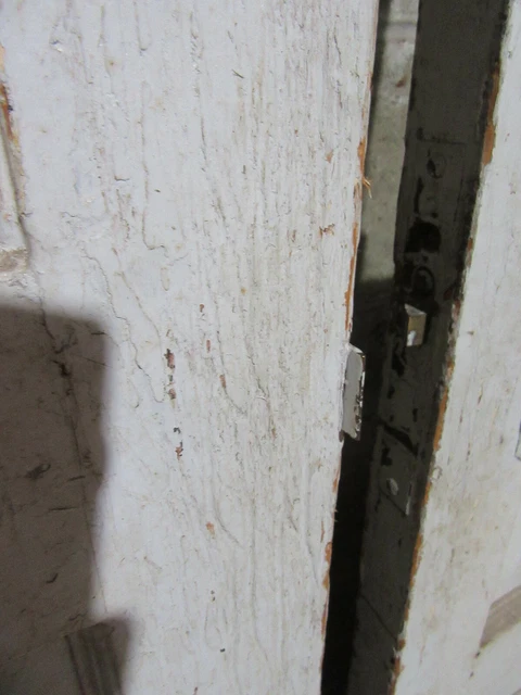 ~ ANTIQUE DOUBLE ENTRANCE FRENCH DOORS ~ 47.25 x 85.25 ~ ARCHITECTURAL SALVAGE 10
