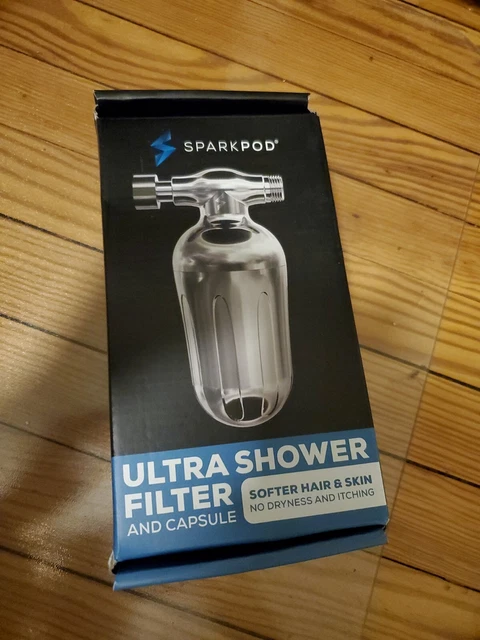 Nuevo Filtro de Ducha Ultra SparkPod en Caja - Cabezal de Ducha Filtro de Agua y Cartucho