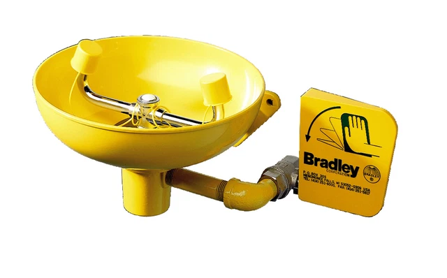 Bradley Wall-Mounted Eyewash With Plastic Bowl S19-220Gr New In Box