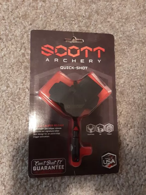 Scott Archery QUICK SHOT RELEASE BLACK BUCKLE RCS STRAP NIB