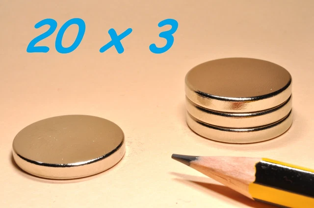 10 MAGNETI NEODIMIO 6X2 MM CALAMITA POTENTE FIMO CERAMICA MAGNETE - Foto 8