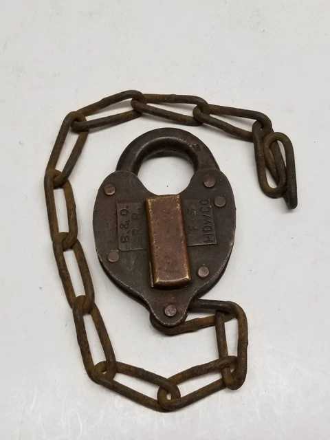 B&O Baltimore and Ohio Railroad Brass Obsolete