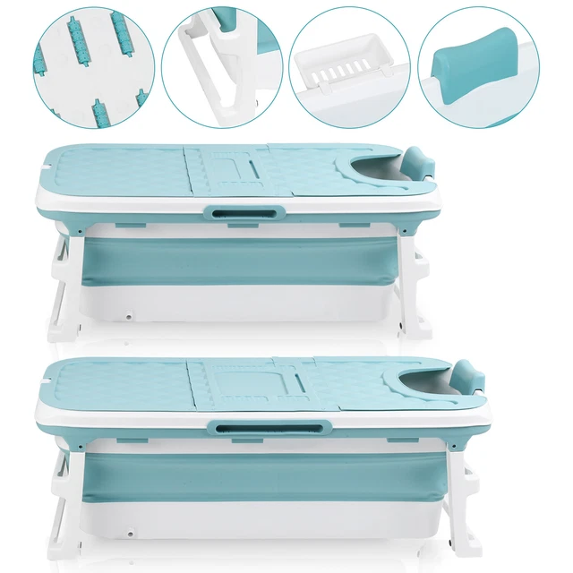 Bañera para adultos bañera spa sauna plegable bañera plegable 128 cm/145 cm