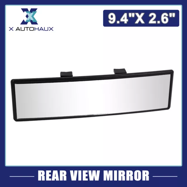 Wide Angle Driving Car SUV Interior Clip On Rear View Mirror Panoramic 9.4"x2.6"