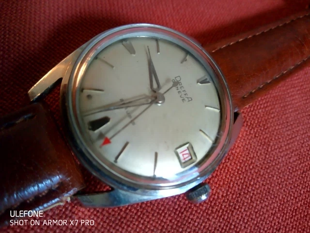 Pendentif Montre Mécanique Vintage BelArt Genève - Pour Infirmière, Années 1950, Émail