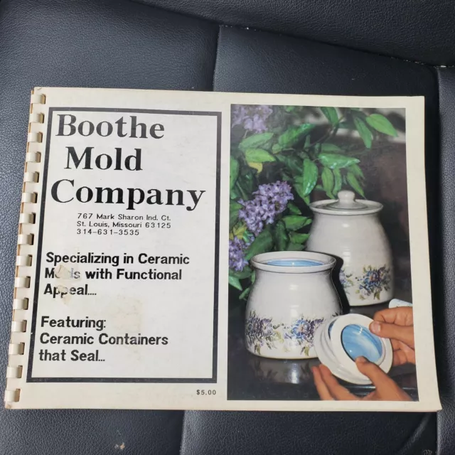 Catálogo de moldes de cerámica Boothe 5a edición fotos consejos trucos direcciones