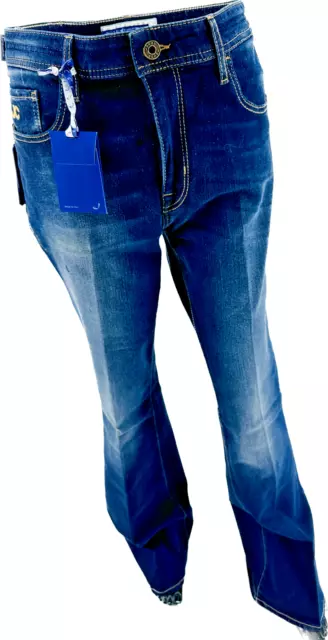 Pantalon jean bleu "victoria" JACOB COHEN taille 27 (Taille US)
