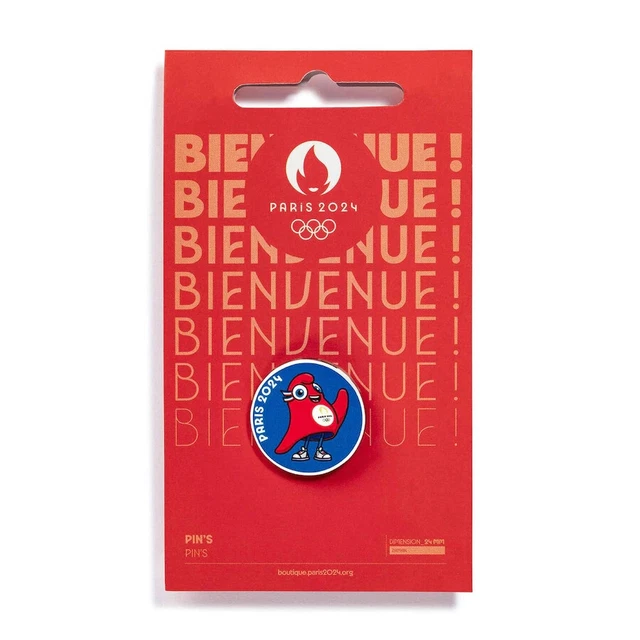 PARIS 2024 PARALYMPIC Games Logo Pin Badge Mascot 14.84 PicClick