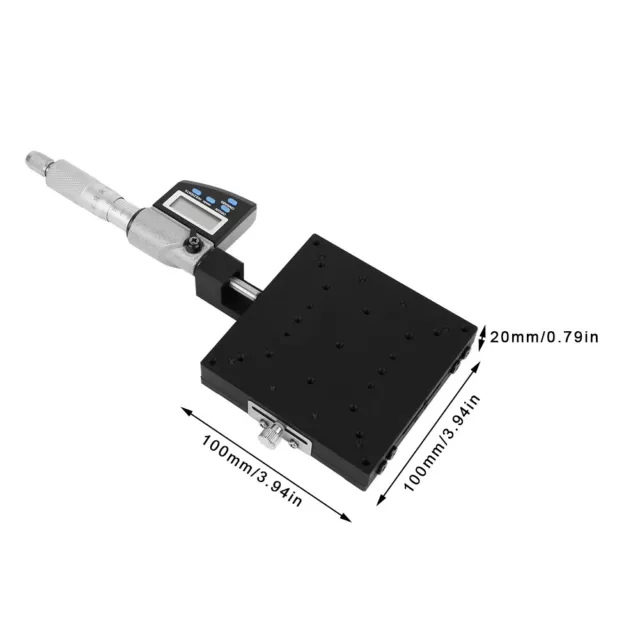 SEMX100-AC X Axis 0.001mm Digital Micrometer Fine Tuning Platform Slide