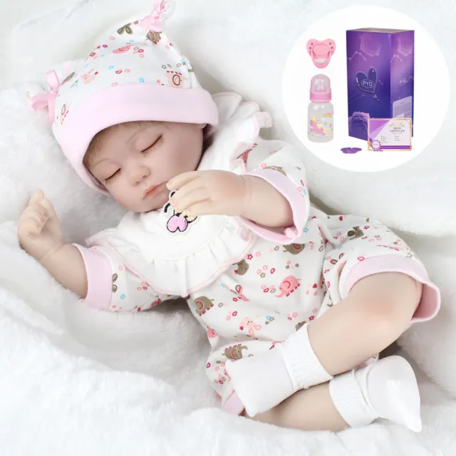 Realistic Reborn Baby Dolls Vinyl Silicone Lovely Handmade Newborn Girl Doll UK