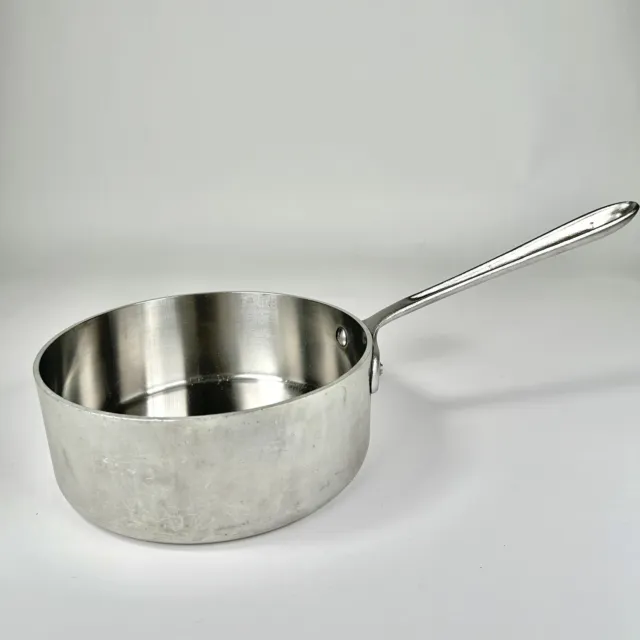 Vintage All-clad Metal Crafters Master Chef 1 1/2 Qt. Sauce Pan With Lid 