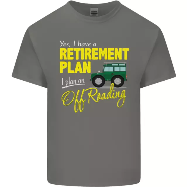 T-shirt da uomo in cotone divertente Retirement Plan Off Roading 4X4 Road 5