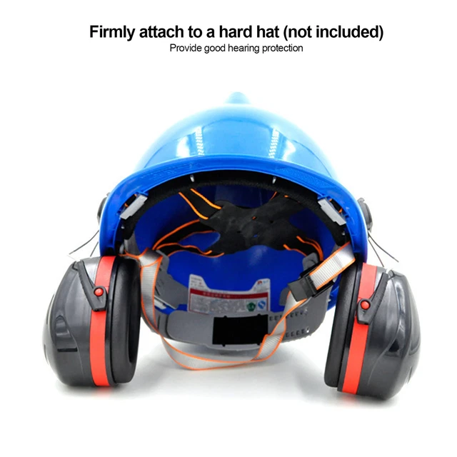 Helmet Ear Muffs Hard Hat Ear Muffs Noise Reduction Sound Insulation
