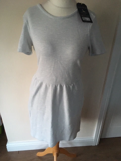 JACK WILLS BROADOAK Dress Chalk Blue Spring Evenings Bnwts Uk
