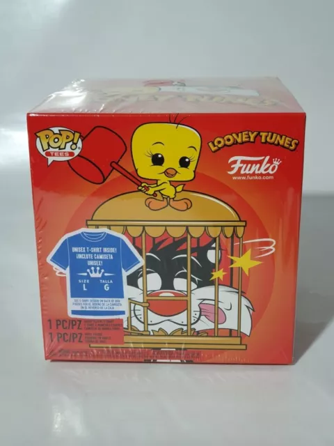 Funko POP! Looney Tunes Box Set Sylvester Tweety and T-shirt L  (UR) 3