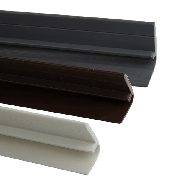 Noise Reduction and Sound Insulation Door Bottom Seal Strip 90cm Coffee PVC