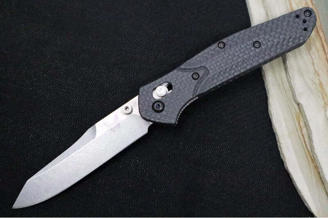 Benchmade 940-1 Osborne - CPM-S90V Blade / Black Carbon Fiber Handle - Authorize