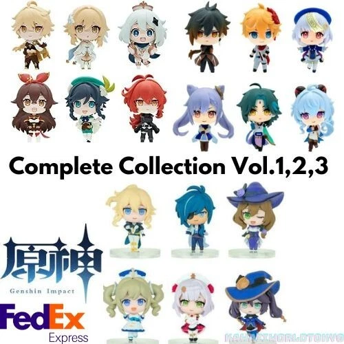 Bushiroad Creative Genshin Impact Capsule Collection Figurine Vol.1 Set