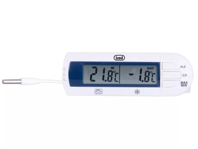 Trevi TE 3012 Termometro Digitale per Frigorifero Frigo e Congelatore Freezer
