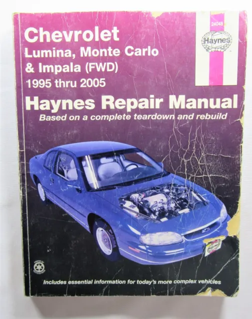 Haynes Chevrolet Repair Manual 24048