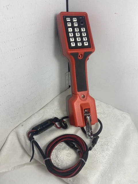 VTG TS22L Harris Dracon Lineman's Butt craft Set Test phone Telephone VGUC