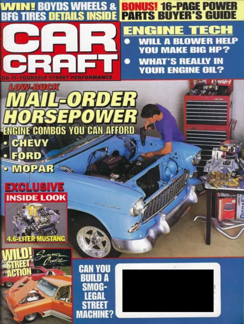 Car Craft magazine November 1995 excellent condition Mopar Chevy Ford GM AMC