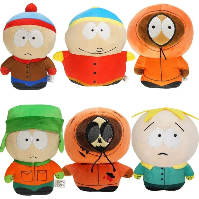 South Park Plush Stan Kyle Kenny Butters Cartman Plushies Toys Doll Figures Gift