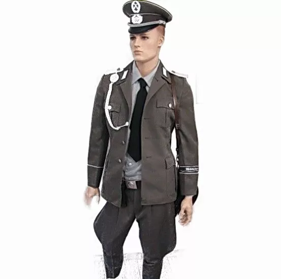 NVA Uniform ähnl. Wehrmacht NVA Schirmmütze Museum Gr. 50 Fasching Karneval FDJ