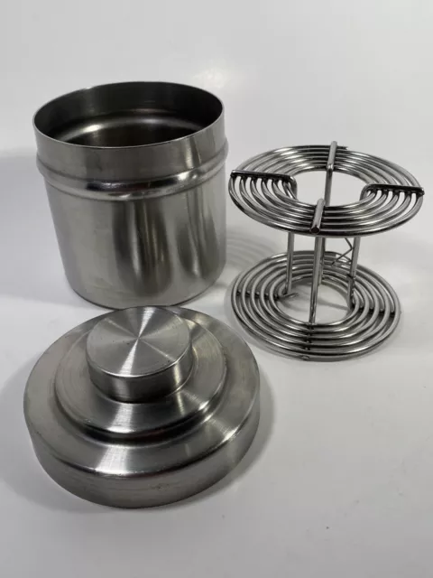 Película de desarrollo de acero inoxidable de colección Nikor tanque lata con carrete, Springfield Mass EE. UU.