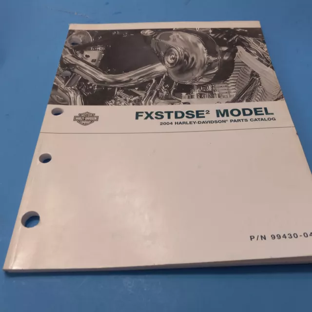 Harley Oem 2004 Fxstdse/2 Parts Catalog !!!! All Models