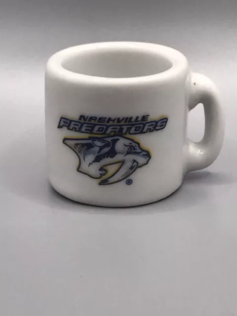 NHL Hockey  Nashville Predators   Vintage Mini Coffee Cup Mug 1.25"