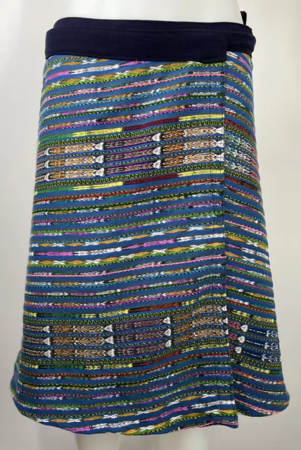 Guatemala Wrap Skirt Woven Multi Color SZ XL