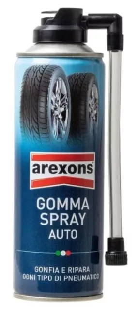 Arexons 8473 Gomma Spray Ripara Gomme Kit 3 Pezzi X 300 Ml. 2