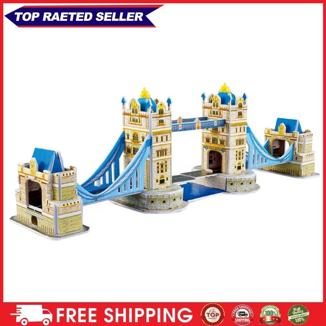 PUZZLE MODELLO CARTA London Bridge 3D fai da te puzzle bambini