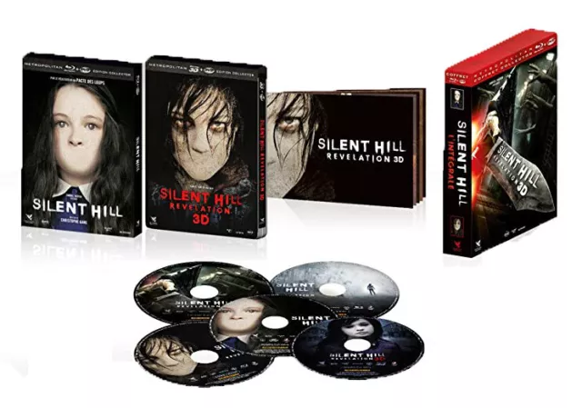 Coffret Collector blu ray 3D DVD Silent Hill intégrale édition limitée neuf