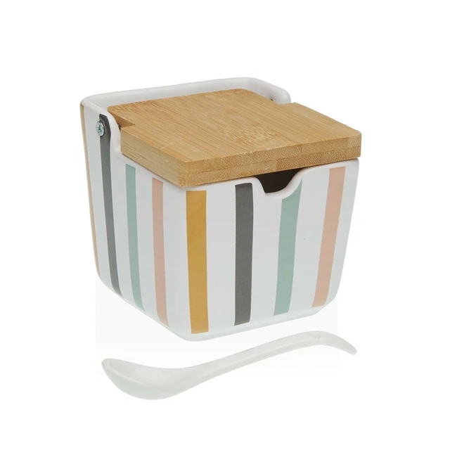 Portazucchero Versa Jasper Ceramica 8,8 x 8,5 x 8,8 cm