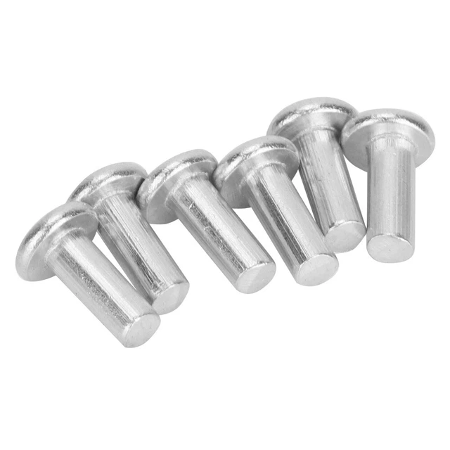 100 pz/set GB867 M4 * 16 rivetti testa piatta in alluminio testa piatta rivetto solido