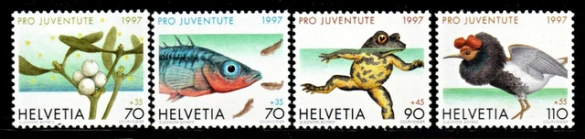 Schweiz Satz MiNr. 1629-1632 von 1997 Pro Juventute Postfrisch N 0786