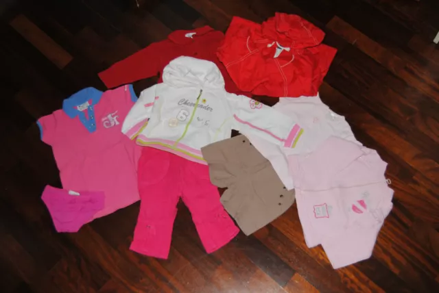 lotto abbigliamento bambina 9/12 mesi BENETTON BRUMS MAGNOLIA...