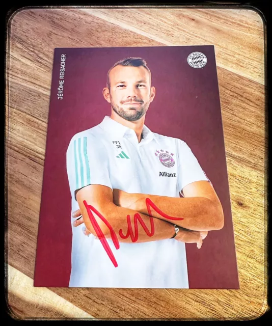 NEU * Autogrammkarte von Jerome Reisacher * Bayern München Frauen * 23/24 *